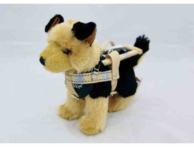 Small German Shepherd Plush in Harness