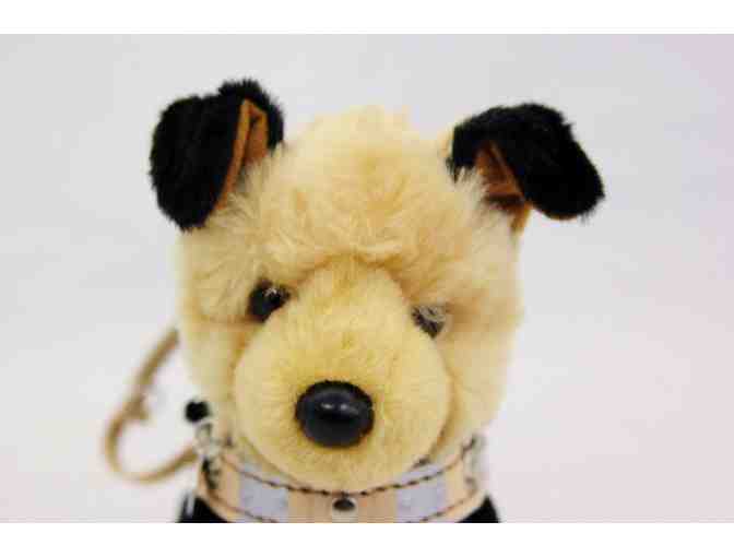 Small German Shepherd Plush in Harness