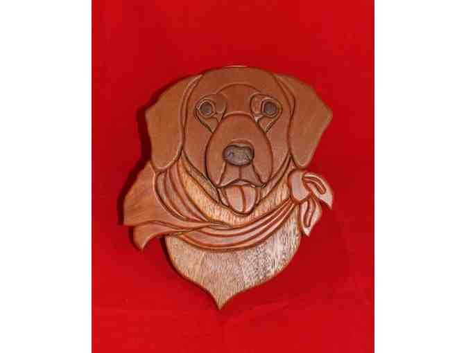 Intarsia Wood cut dog - Labrador Retriever