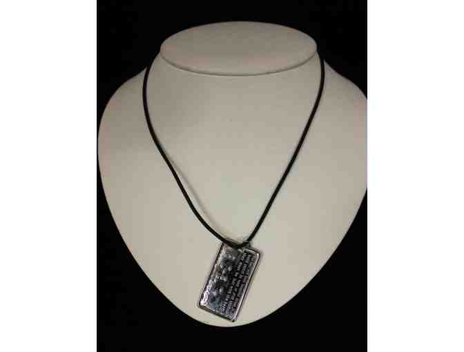 Helen Keller Love Quote Braille Necklace