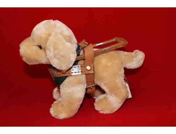 Small Yellow Lab Plush in Harness