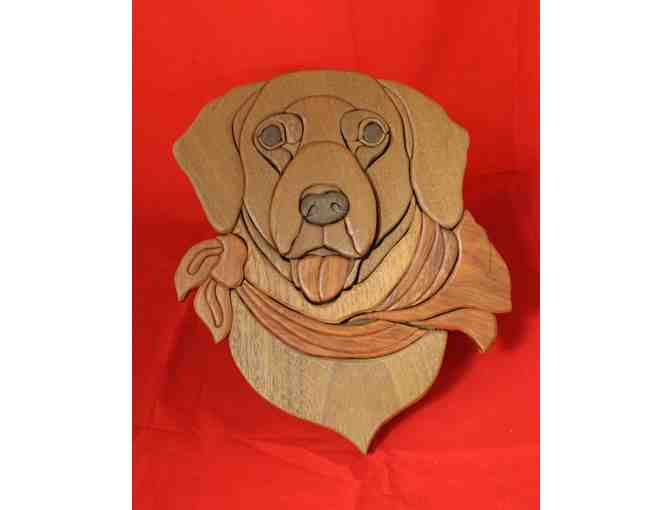 Intarsia Wood cut dog - Labrador Retriever