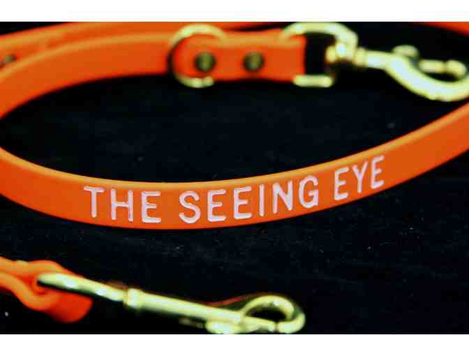 Adjustable Seeing Eye Leash in Bright Orange