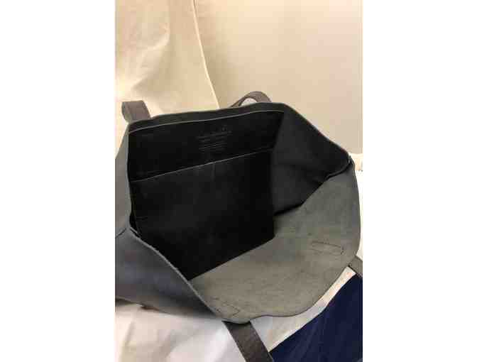FashionABLE Handcrafted Leather Tote in Black