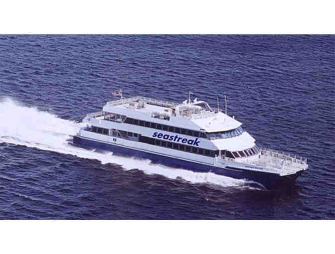 Two Round Trip Tickets Aboard Seastreak Commuter Ferry