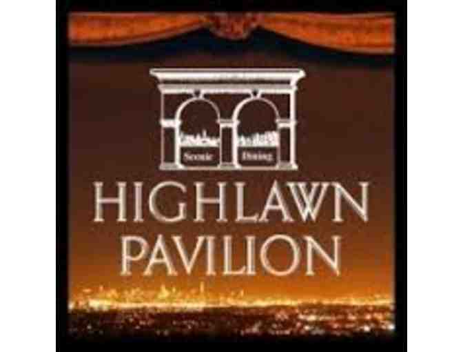 The Highlawn Pavilion, West Orange, NJ - $100 Gift Card