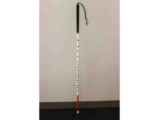 Show Off Your Guide Dog's Image On Your New White Cane!