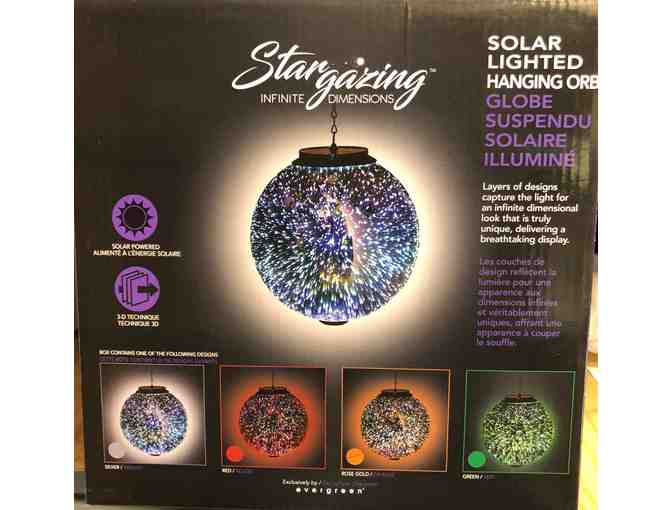 Solar Lighted Hanging Orb