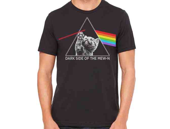 Black 'Dark Side of the Mew-n' T-Shirt Young Adult XL