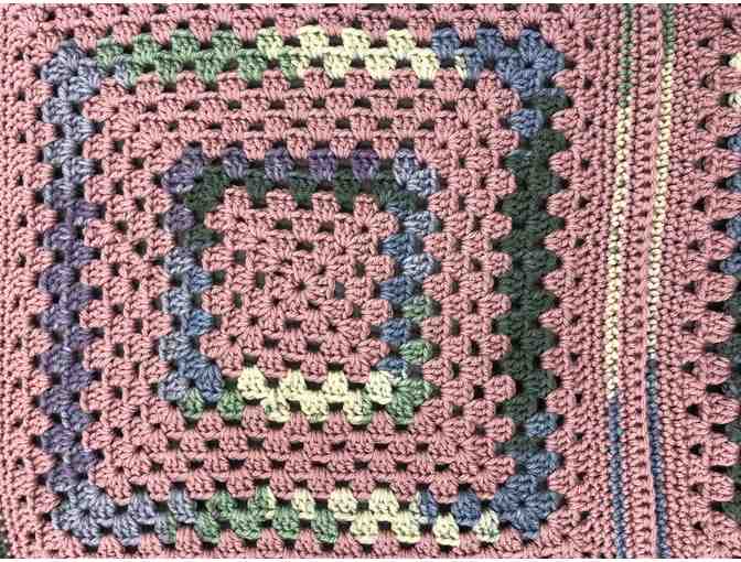 Handmade Crochet Rose Afghan