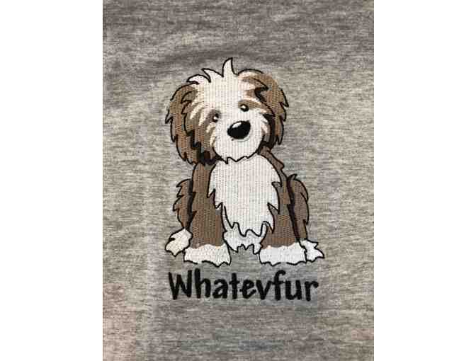 Rene Rofe 'Whatevfur' XL Sleepshirt with Embroidered Dog