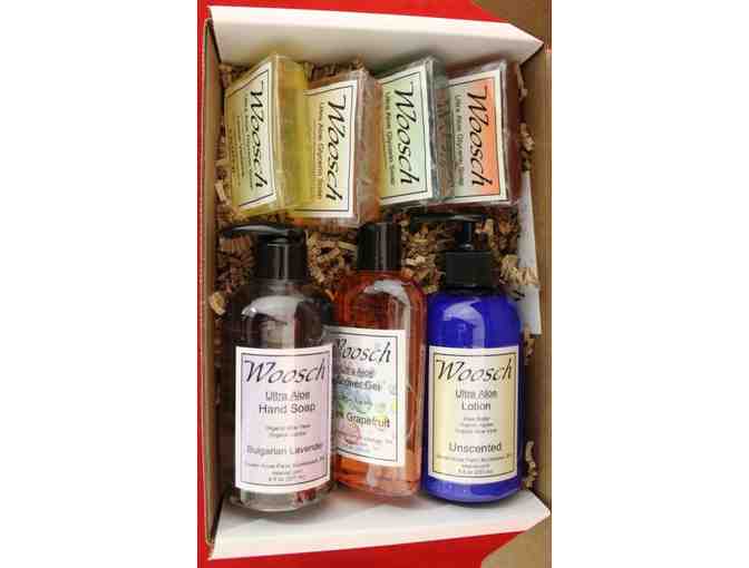 Deluxe Gift Box with soap, lotion, gel, etc