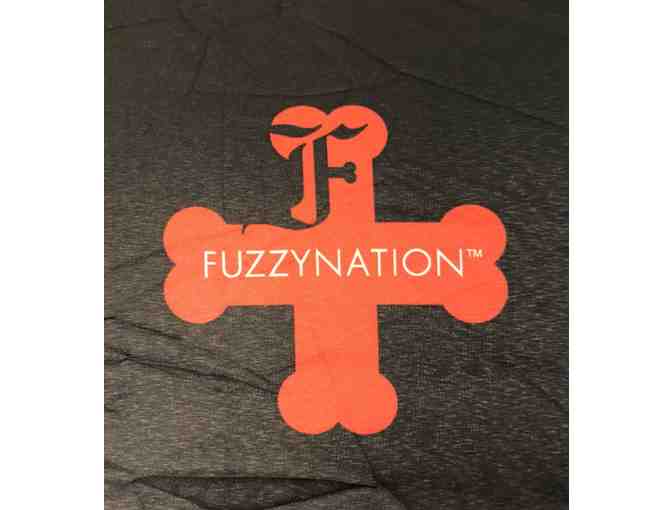 FuzzyNation Umbrella - Black with Golden Retriever Photo