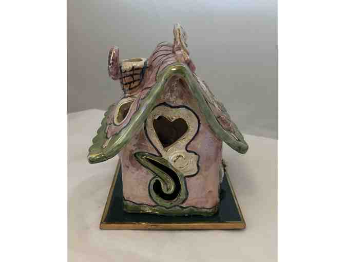 Heather Goldminc Collectible Tea Light House with Base