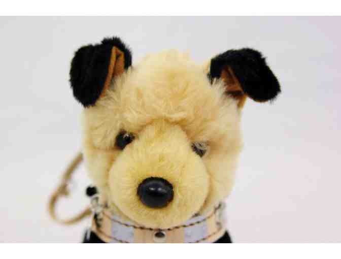 Small German Shepherd Plush in Harness with 90th Anniversary Pin