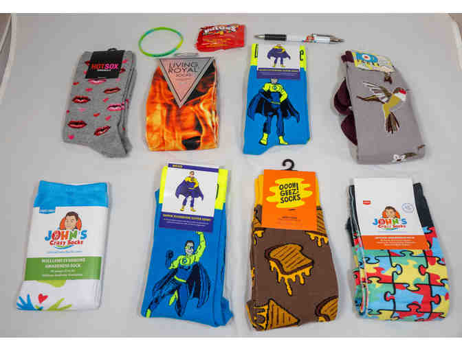 John's Crazy Socks Gift Pack of 8 Pairs