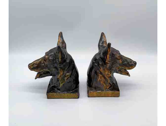 Vintage 'Buddy - The Original Seeing Eye Dog For The Blind' Bookends