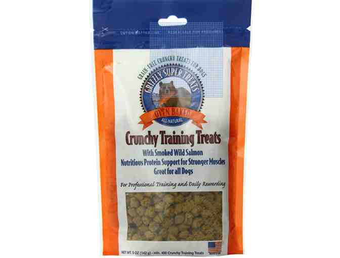 Grizzly Products Hip & Joint For Dogs - 32 oz + Crunchy Training Treats 5 oz + 5 Packs D