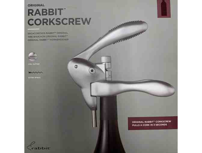 Rabbit Corkscrew with The Seeing Eye logo