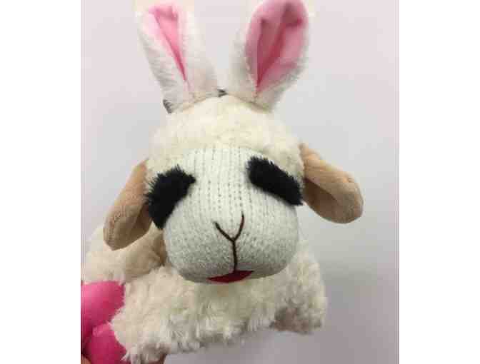 Lamb Chop Bunny Squeaker Toy