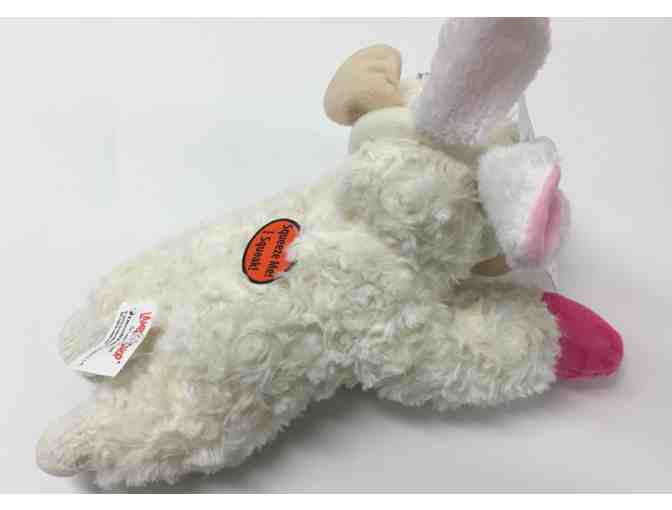 Lamb Chop Bunny Squeaker Toy