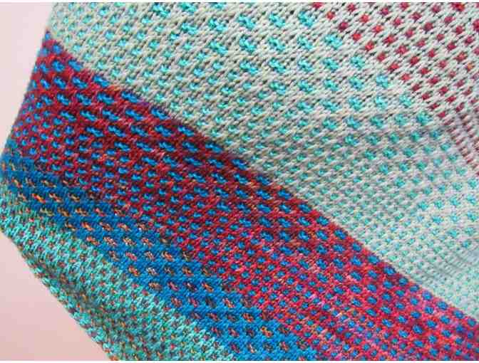Multi-Colored Hand Knit Nightshift Shawl