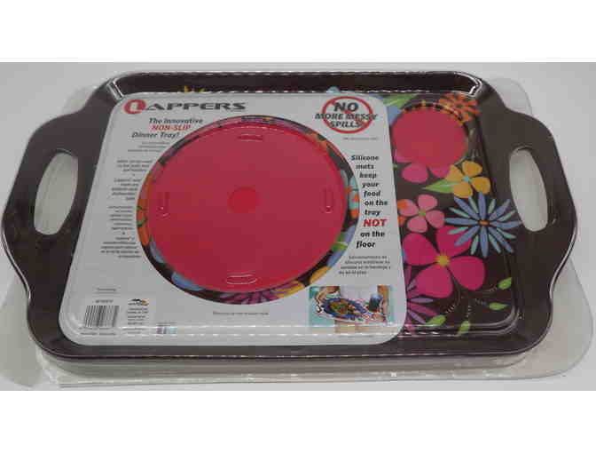 PBS Kids 'Do It Myself Cookbook' and Lappers Non-Slip Dinner Tray (set of