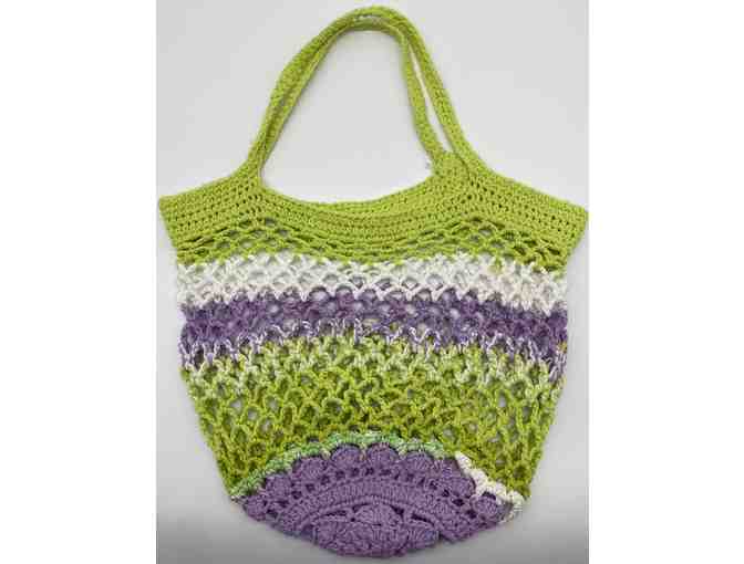 2 Hand-Knitted Market Bags