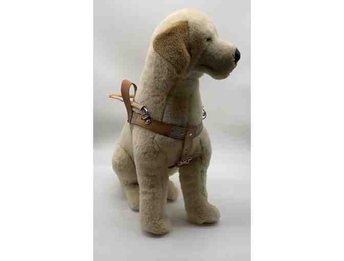 'Charley' The Large Yellow Labrador Retriever Plush with Harness