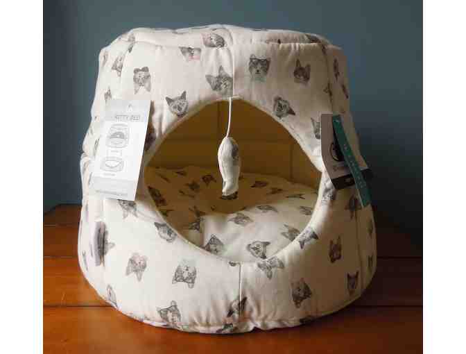 Collapsible Kitty Bed - Converts from Hut to Lounger - Photo 1
