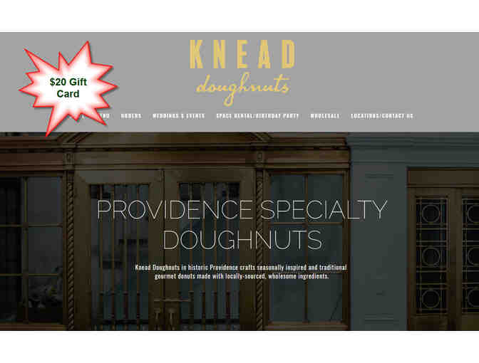 4 PawSox Flex Vouchers from BankRI and $20 Gift Card to KNEAD Doughnuts in Providence, RI
