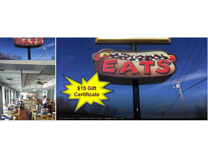 One $15 Gift Certificate to EATs Restaurant, located on Fall River Ave in Seekonk, MA - Photo 1