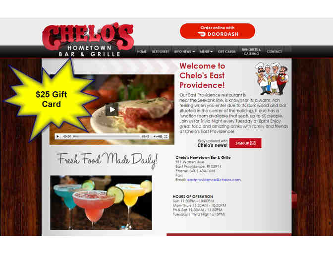 $25 Gift Card to Chelo's Hometown Bar & Grill - Photo 1