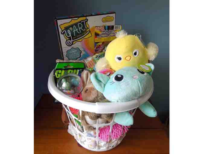 Basket of fun for Girls - donated by a Friend of the Shelter