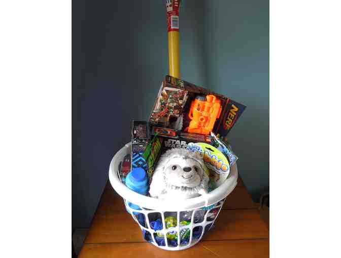Basket of fun for Boys!   -  Donated by a Friend of the Shelter