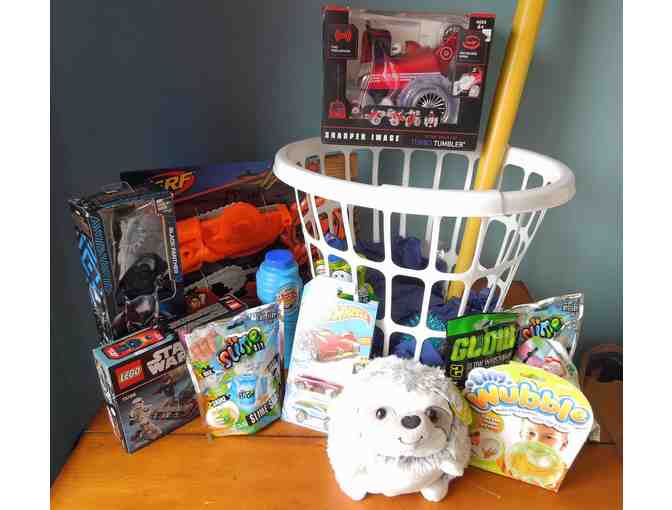 Basket of fun for Boys!   -  Donated by a Friend of the Shelter