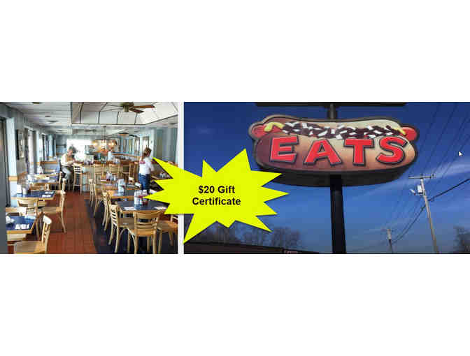 One $20 Gift Certificate to EATs Restaurant located at 1395 Fall River Ave in Seekonk, MA - Photo 1