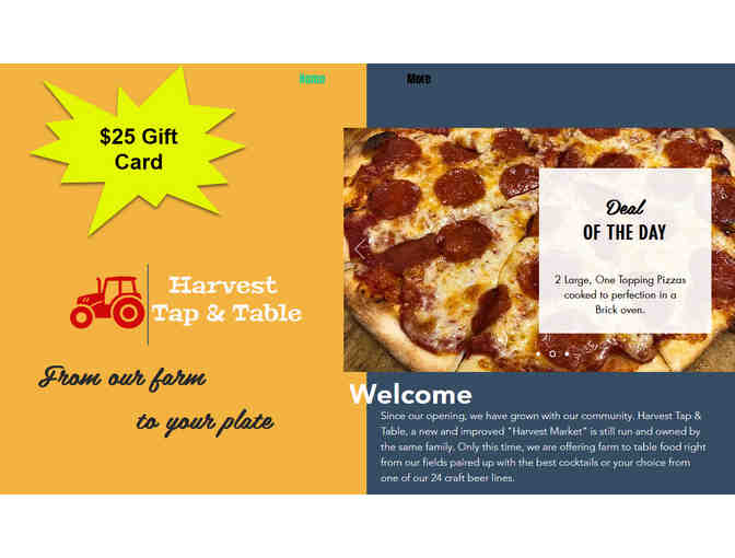 $25 Gift Card to Harvest Tap and Table - located at 2685 GAR Highway, Swansea, MA - Photo 1