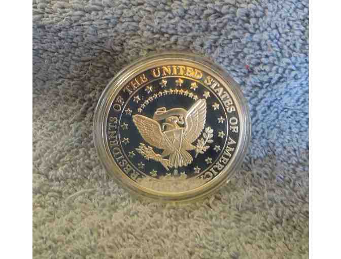 John F. Kennedy colorized commemorative medal - Presidents of the United States Series