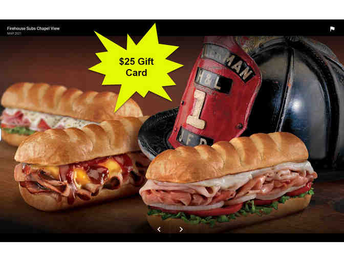 $25 Gift Card to Firehouse Subs - Photo 1