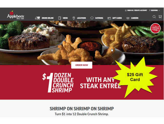 $25 Gift Card to Applebee's Grill &amp; Bar - Photo 1