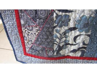 Hand pieced machine quilted Quilt by textile artist Mary Sterling