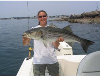 (4) hr inshore fishing trip for (4) people (stripers and bluefish)