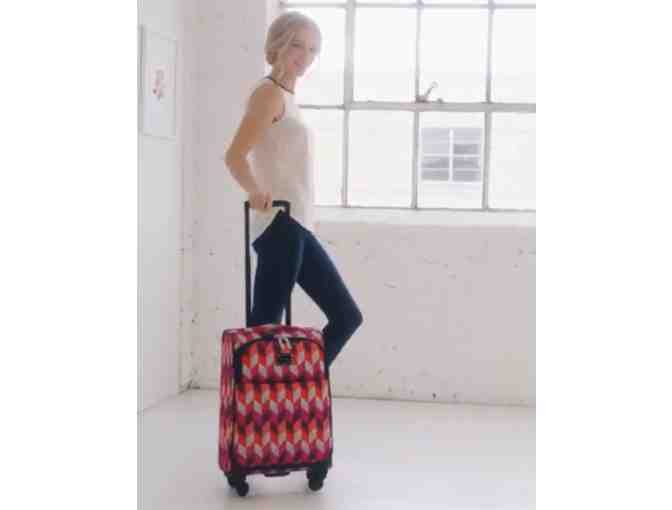 Vera Bradley 22' Spinner Rolling Luggage in Bohemian Chevron - Messenger LLC