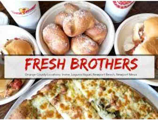 Fresh Brothers Pizza, Salad & Wings - $100 gift card