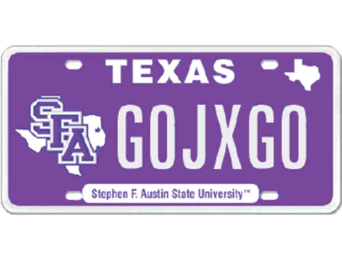 'GOJXGO' Plate Up For Auction!