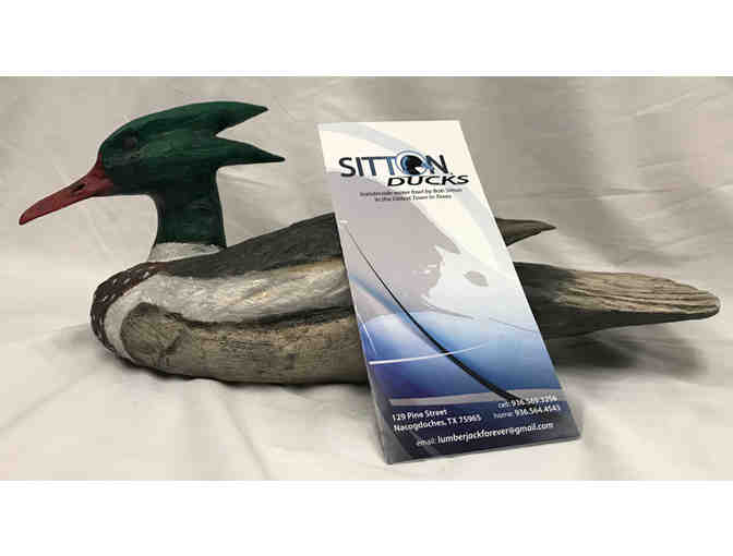 Hand Carved Red-breasted Merganser-Sitton Duck