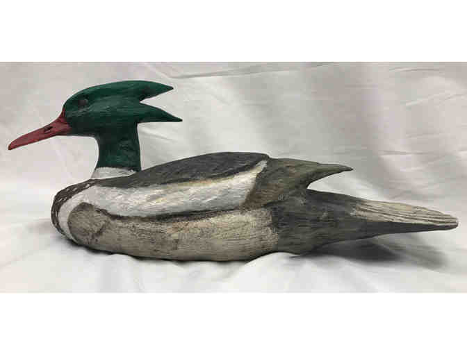 Hand Carved Red-breasted Merganser-Sitton Duck
