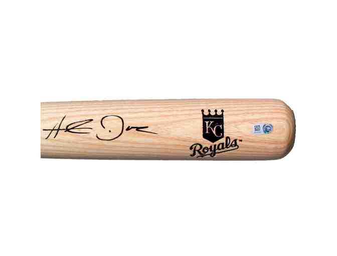 Kansas City Royals Hunter Dozier Autographed Bat