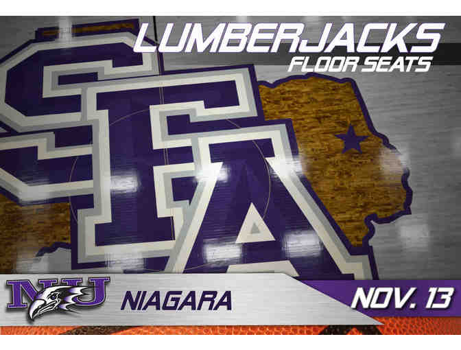 2 Floor Seat Tickets to the SFA vs. Niagara Men's Basketball Game - Photo 1